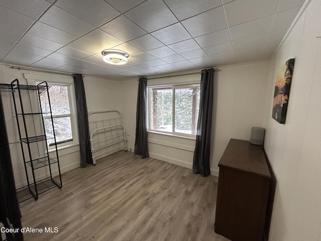 537 Pine St, Mullan, ID 83846 - unfurnished bedroom featuring wood finished floors and baseboards