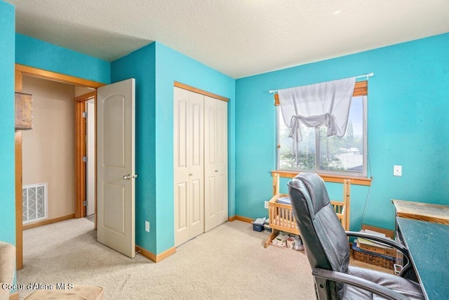 8558 N Boysenberry Loop, Hayden, ID 83835 - carpeted office with baseboards and a textured ceiling