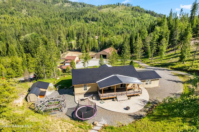 1446 Sagle Creek Rd, Sagle, ID 83860 - view of subject property featuring a heavily wooded area