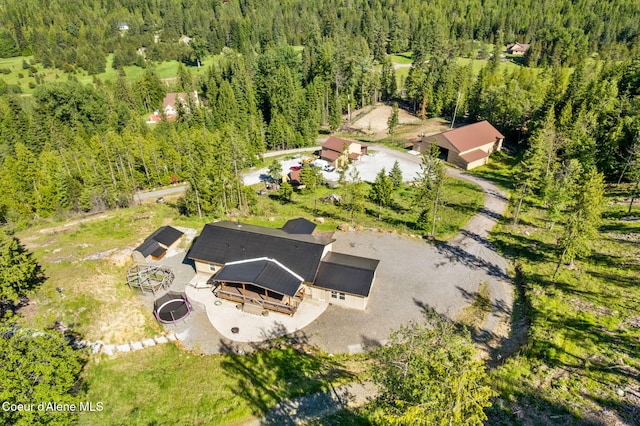 1446 Sagle Creek Rd, Sagle, ID 83860 - view from above of property with a forest