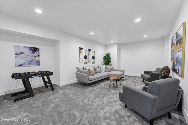 175 N Holidays Hills Dr, Liberty Lake, WA 99019 - carpeted living room with recessed lighting and baseboards