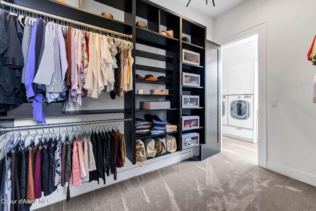 175 N Holidays Hills Dr, Liberty Lake, WA 99019 - closet featuring washing machine and dryer