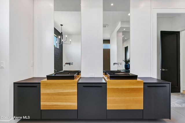 175 N Holidays Hills Dr, Liberty Lake, WA 99019 - reception area featuring recessed lighting and a chandelier