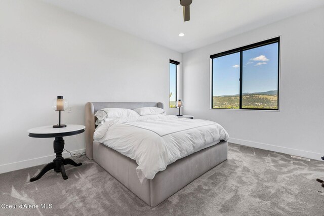 175 N Holidays Hills Dr, Liberty Lake, WA 99019 - carpeted bedroom with baseboards and ceiling fan
