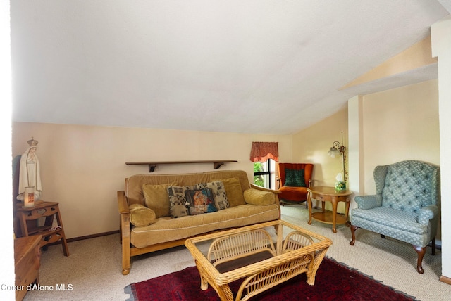 910 Otts Rd, Sagle, ID 83860 - carpeted living area featuring lofted ceiling