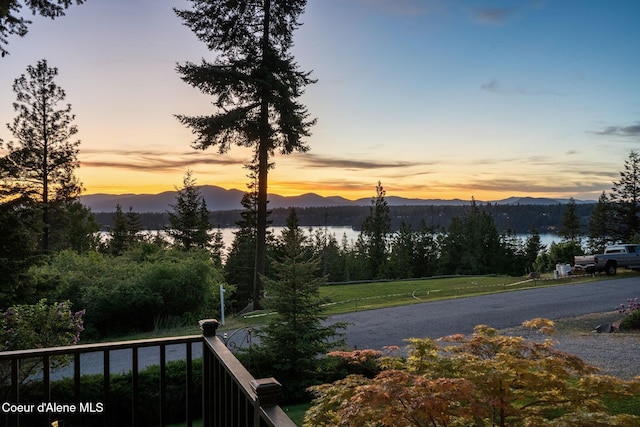 9298 N Clarkview Pl, Hayden, ID 83835 - water view with a mountainous background