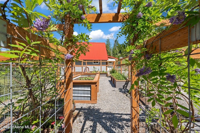 723 Trout Crk Rd, Sandpoint, ID 83864 - view of playground with a garden