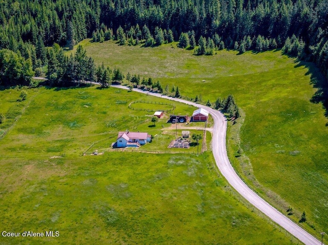 25024 N Derting Rd, Hayden, ID 83835 - aerial view of property and surrounding area