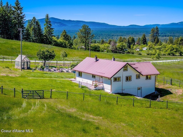 25024 N Derting Rd, Hayden, ID 83835 - view of mountain background with rural landscape
