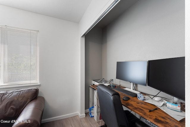 3149 N 12th St, Coeur Dalene, ID 83814 - office space featuring wood finished floors and baseboards