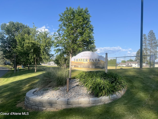 6687 W Flagstaff St, Rathdrum, ID 83858 - view of community sign