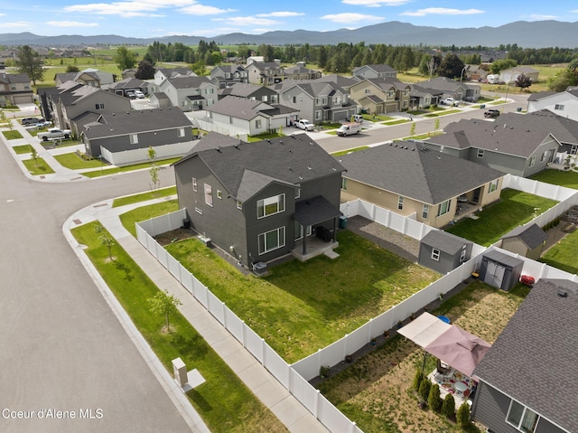 3062 N Coco St, Post Falls, ID 83854 - aerial perspective of suburban area with a mountain backdrop