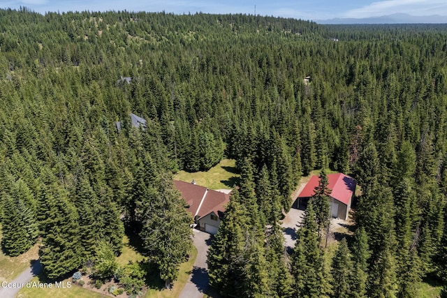 25400 N Lantern Hill Rd, Rathdrum, ID 83858 - aerial view of property's location with a forest