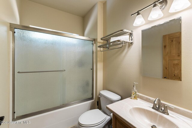 25400 N Lantern Hill Rd, Rathdrum, ID 83858 - bathroom featuring vanity and combined bath / shower with glass door