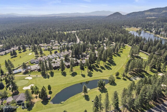 25400 N Lantern Hill Rd, Rathdrum, ID 83858 - view of property location featuring a water and mountain view and nearby suburban area