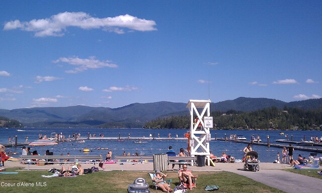 10383 N Morris Rd, Hayden Lake, ID 83835 - water view featuring mountains