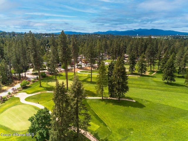 10383 N Morris Rd, Hayden Lake, ID 83835 - view of property's community featuring a mountain view, golf course view, and a lawn