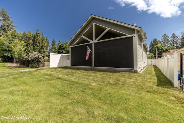 10383 N Morris Rd, Hayden Lake, ID 83835 - back of property featuring a sunroom