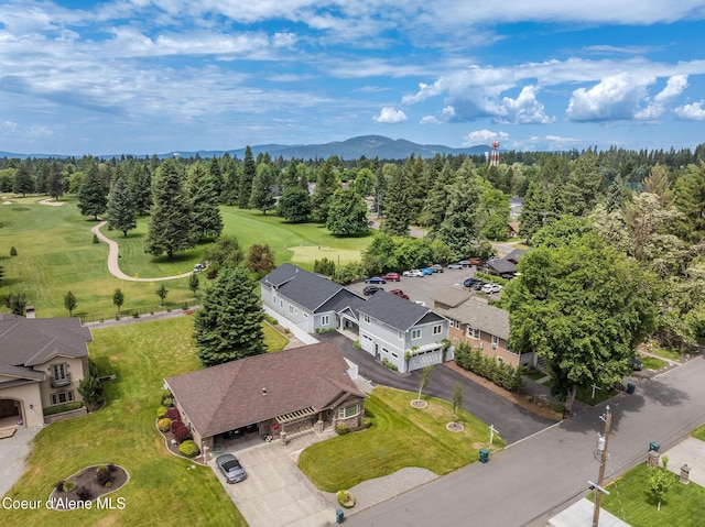 10383 N Morris Rd, Hayden Lake, ID 83835 - drone / aerial view of a mountain backdrop