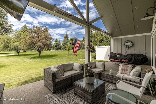 10383 N Morris Rd, Hayden Lake, ID 83835 - view of patio with an outdoor hangout area