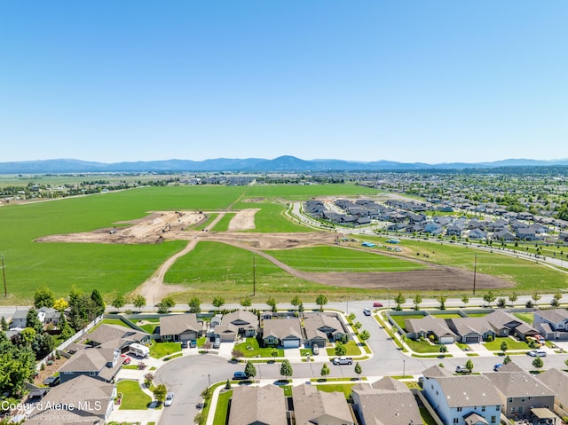 4281 N Shelburne Loop, Post Falls, ID 83854 - aerial view of residential area with a mountainous background