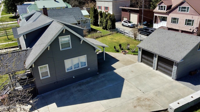124 King St, Wallace, ID 83873 - view from above of property