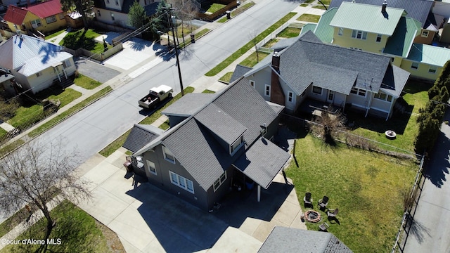 124 King St, Wallace, ID 83873 - aerial view of residential area