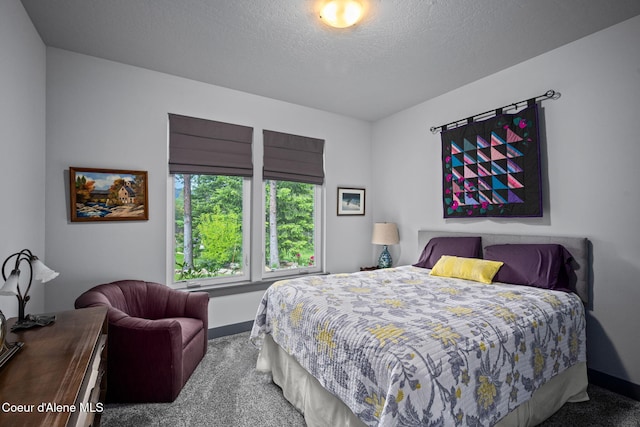 6036 W Sparrowhawk Dr, Rathdrum, ID 83858 - bedroom featuring carpet flooring, baseboards, and a textured ceiling