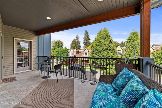 1010 E Mullan Ave Unit 202, Coeur Dalene, ID 83814 - view of patio / terrace featuring a balcony