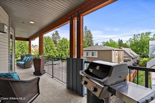 1010 E Mullan Ave Unit 202, Coeur Dalene, ID 83814 - view of patio / terrace featuring grilling area