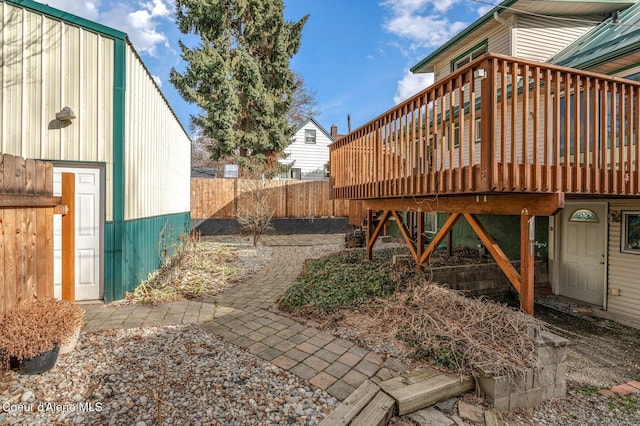 721 N A St, Coeur Dalene, ID 83814 - view of patio / terrace featuring a deck