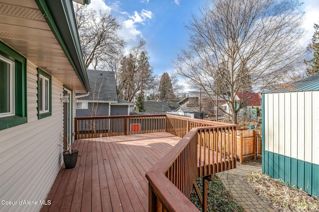 721 N A St, Coeur Dalene, ID 83814 - wooden terrace with a residential view