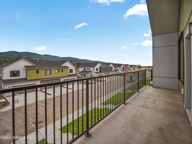 997 E Railroad Ave, Post Falls, ID 83854 - balcony featuring a residential view and a mountain view