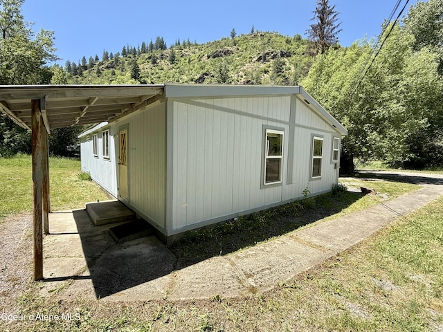 1068 Moon Gulch Rd, Kellogg, ID 83837 - view of property exterior featuring a yard