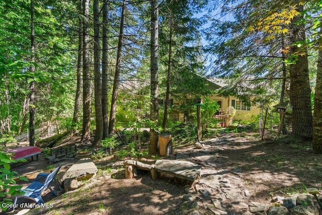 17461 N Right Fork Rd, Hauser, ID 83854 - view of yard