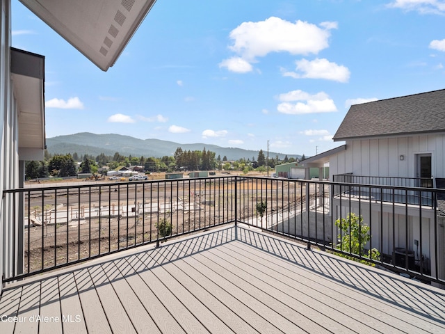 928 E Railroad Ave, Post Falls, ID 83854 - deck featuring a mountain view