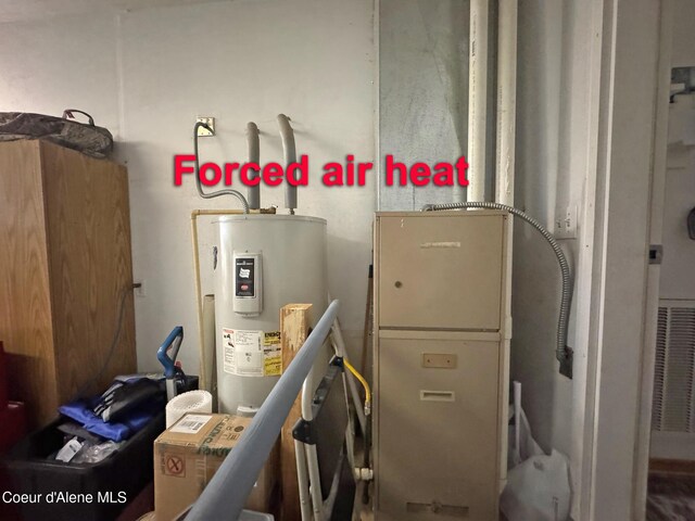1601 Sequoia St, Sandpoint, ID 83864 - utility room with electric water heater