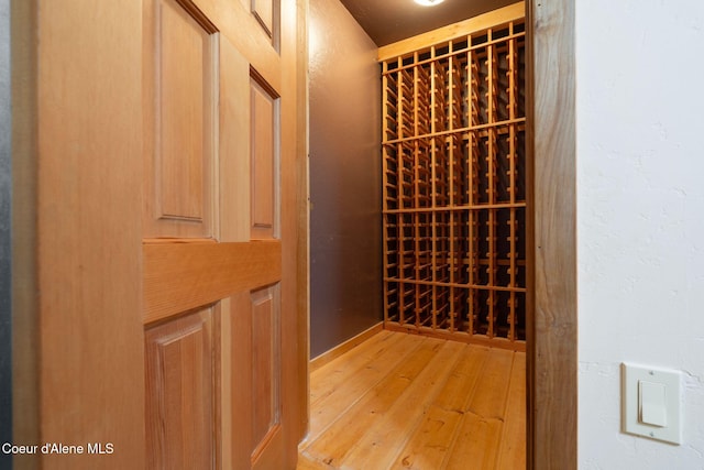 295 Sky Meadow Ln, Sagle, ID 83860 - wine room with light wood-type flooring