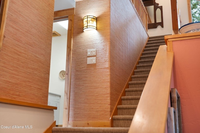 295 Sky Meadow Ln, Sagle, ID 83860 - stairs with a towering ceiling
