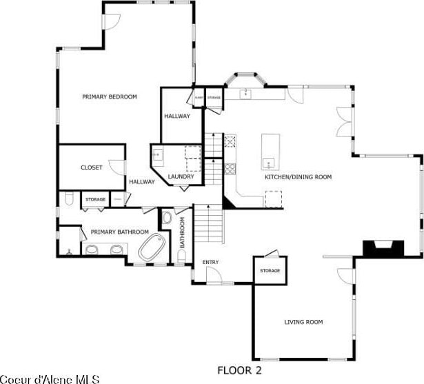 295 Sky Meadow Ln, Sagle, ID 83860 - home floor plan