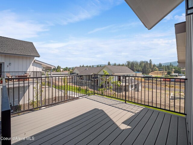 998 E Railroad Ave, Post Falls, ID 83854 - wooden deck with a residential view