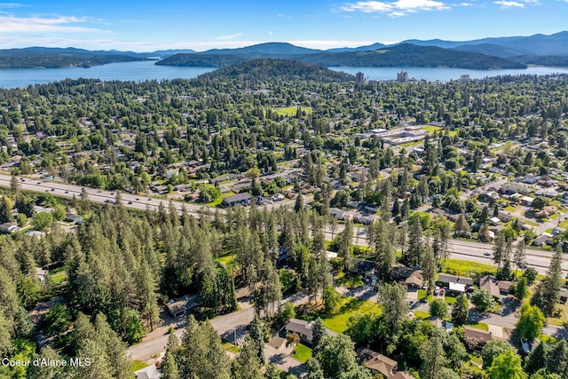 1113 N Lambert Ln, Coeur Dalene, ID 83814 - bird's eye view of a water and mountain view