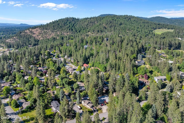 1113 N Lambert Ln, Coeur Dalene, ID 83814 - bird's eye view of a forest and mountains