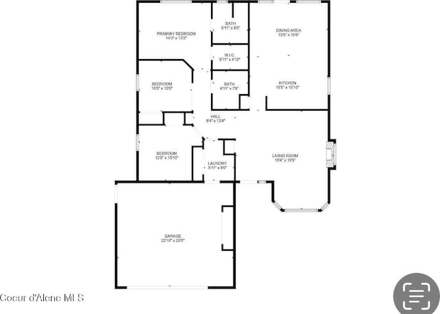 5820 E Steamboat Bnd, Post Falls, ID 83854 - home floor plan