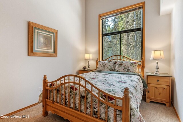 227 Crystal Springs Rd # 3, Sandpoint, ID 83864 - bedroom with light carpet and baseboards