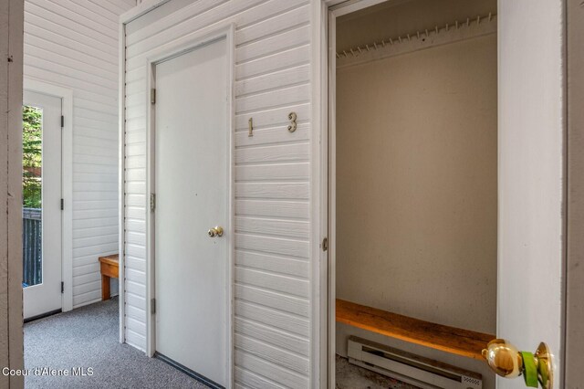 227 Crystal Springs Rd # 3, Sandpoint, ID 83864 - closet featuring a baseboard heating unit