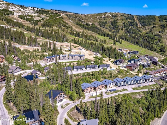 227 Crystal Springs Rd # 3, Sandpoint, ID 83864 - aerial overview of property's location featuring a forest and mountains