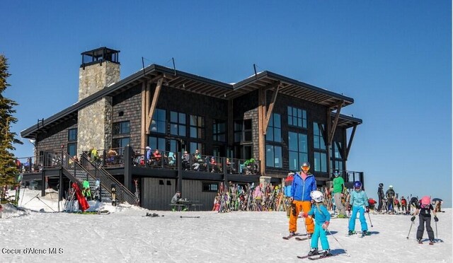 227 Crystal Springs Rd # 3, Sandpoint, ID 83864 - view of snow covered building