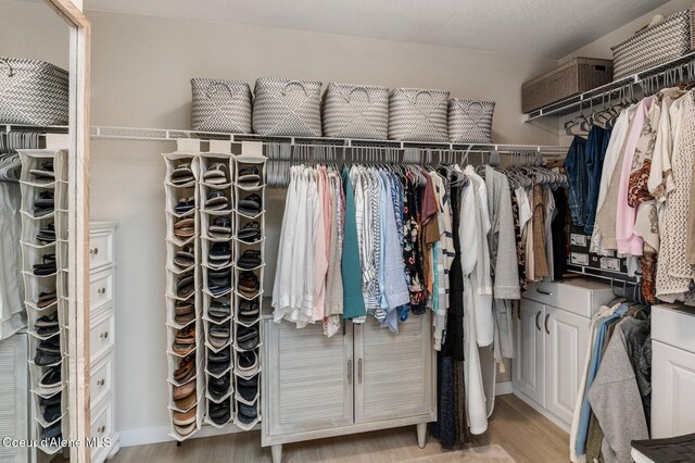 5835 E Steamboat Bnd, Post Falls, ID 83854 - spacious closet with light wood-style flooring