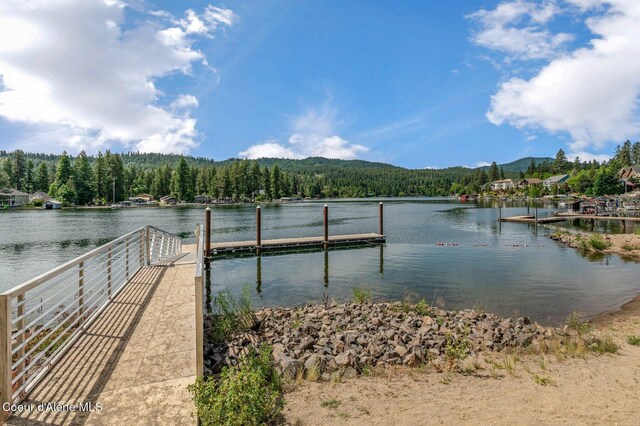 5835 E Steamboat Bnd, Post Falls, ID 83854 - dock with a view of trees and a water view